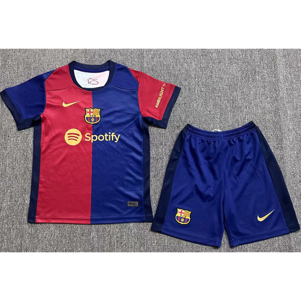 Camiseta Barcelona 1st Niño All Sponsors 2024-2025